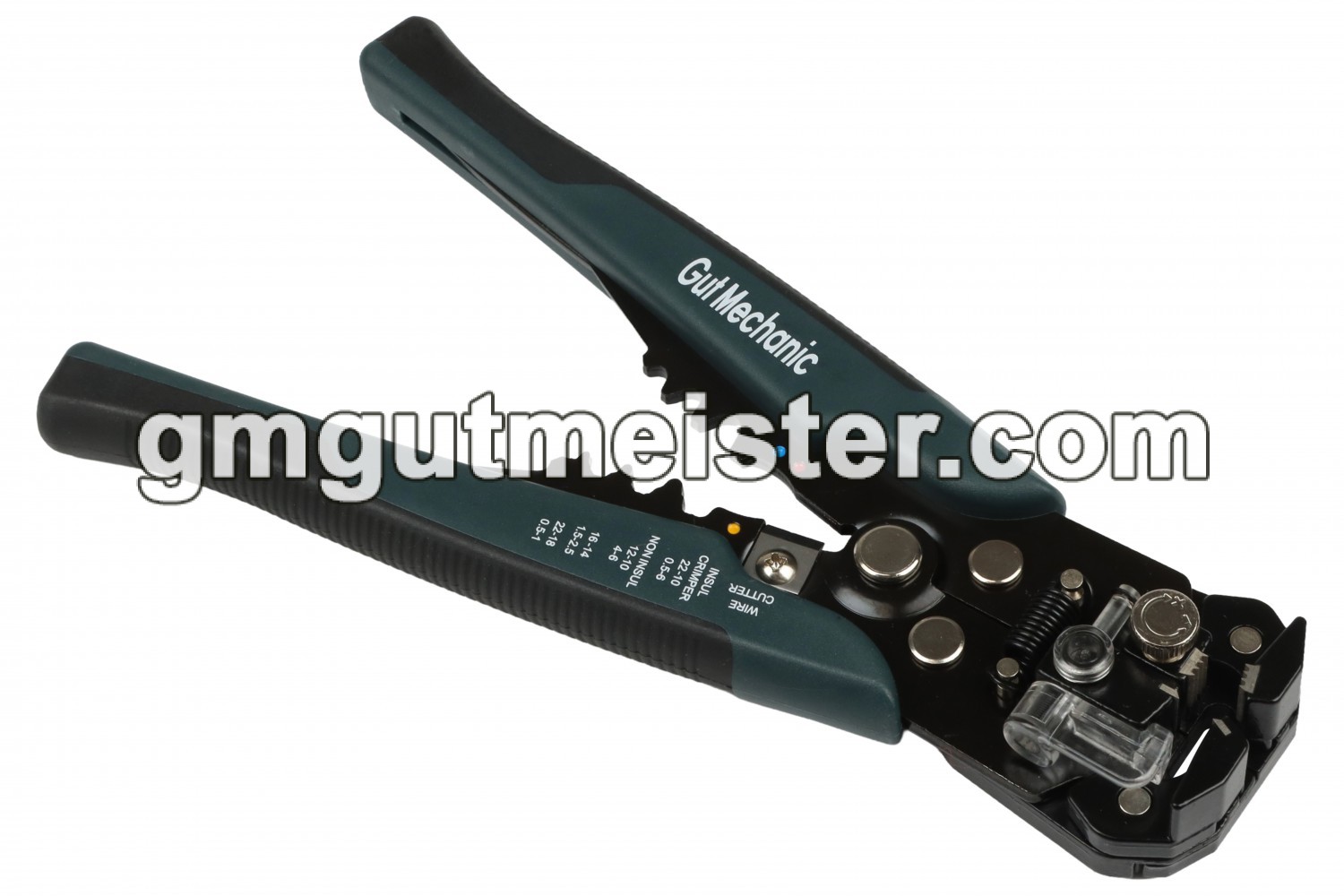 ЩИПЦІ ОБЖИМНІ ДЛЯ ЗНЯТТЯ ІЗОЛЯЦІЇ З ПРОВОДІВ (СТРИПЕР) GUT MECHANIC 0.2-6MM² (З НАБОРОМ ХОМУТІВ, ГІЛЬЗ ТА НАКОНЕЧНИКІВ) CIS00026 - фото 5